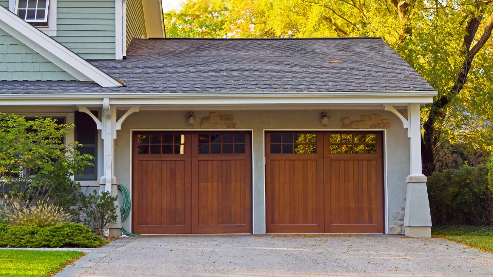 Double garage addition