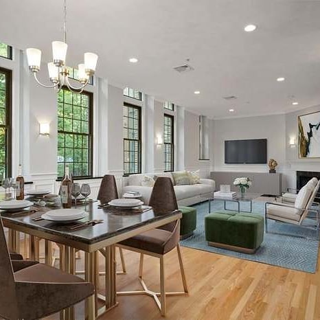 Interior family dining room
